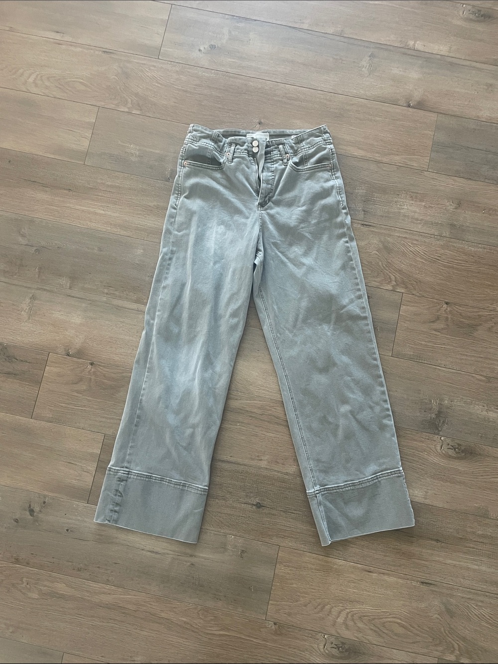 Dear John Cropped Wide-Leg Pants, Size 29